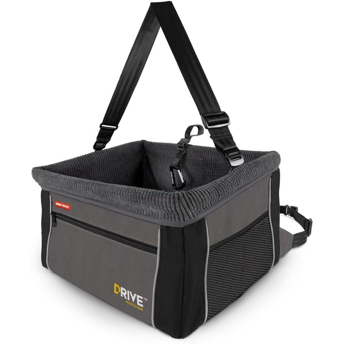 Автокрісло для собак EzyDog Drive Booster - чорний, для маленьких та середніх порід