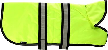 Зимний теплий накид для собак Flamingo Kimo Green – 30 см – водонепроникний, з капюшоном та флісовою підкладкою