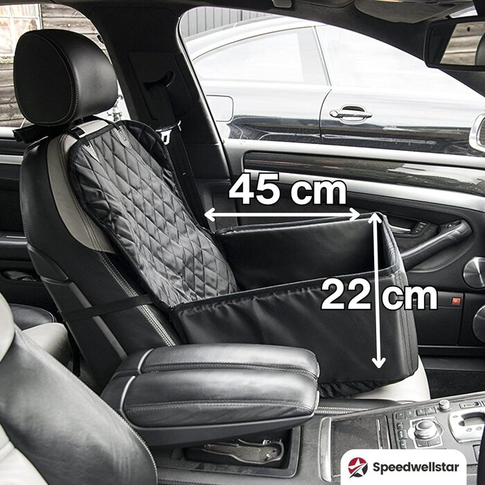 Чохол для собачого сидіння в авто Speedwellstar 2-в-1, водовідштовхуючий, універсальний