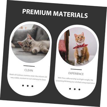 Набір професійних ножиць для грумінгу собак BESPORTBLE з гребінцем: міцні, нержавіючі, для стрижки шерсті
