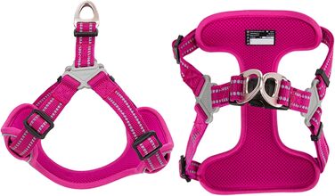 Світловідбиваючі нашийники для собак Truelove TLH5991 (M, Fushcia)
