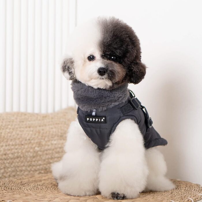 Пальто Puppia Donavan для малих і середніх собак, тепле та зручне, собача куртка
