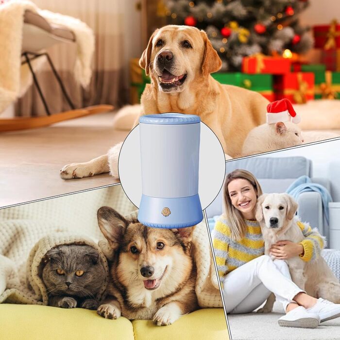 Автоматичний мийник лап для собак та котів | USB-зарядка | Для маленьких, середніх та великих тварин (Blue)