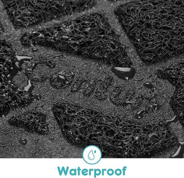 Килимок для котячого туалету Conlun Katzenklo Matte, 119 x 89 см, сітка, водонепроникний, чорний