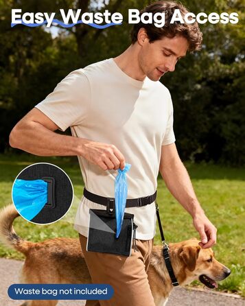 Сумка-лоток для ласощів для собак 2-в-1 (2 чашки) з харчовим силіконом | Сумка для ласощів з шнурком для дресирування та прогулянок | відбиваюче покриття