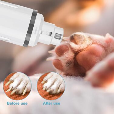 Електричний триммер для собак та котів MiOYOOW - безшумний, з LED-підсвіткою, 2 швидкості, 3 режими шліфування