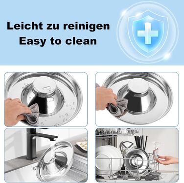 Набір з 3 мисок для собак та котів з нержавіючої сталі, 30 см, для маленьких собак та котів