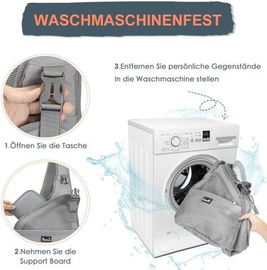 Транспортувальна сумка для собак Nasjac: зручна та легка переноска для цуценят та собак до 7 кг (сіра)