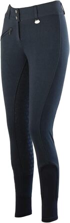 Лазура - зимові рейтузи для жінок та дітей Comfort з силіконовим повним сидінням та передньою кишенею | теплі рейтузи для їзди верхи в темно-синьому або чорному кольорі | рейтузи для верхової їзди розміри 104-176 та 36-48 | Лазура