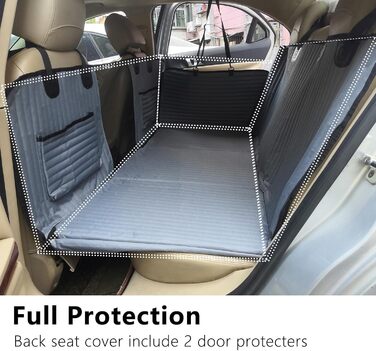 Подовжувач для заднього сидіння автомобіля для собак YMT-18, чохол на сидіння, наповнювач для заднього сидіння, не надувний, килимок для кемпінгу в автомобілі, ліжко, гамак для собак у вантажівці, SUV (Сірий)