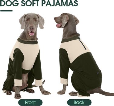 Теплий флісовий костюм для собак Kuoser, зимовий одяг для маленьких собак, зелений, розмір S