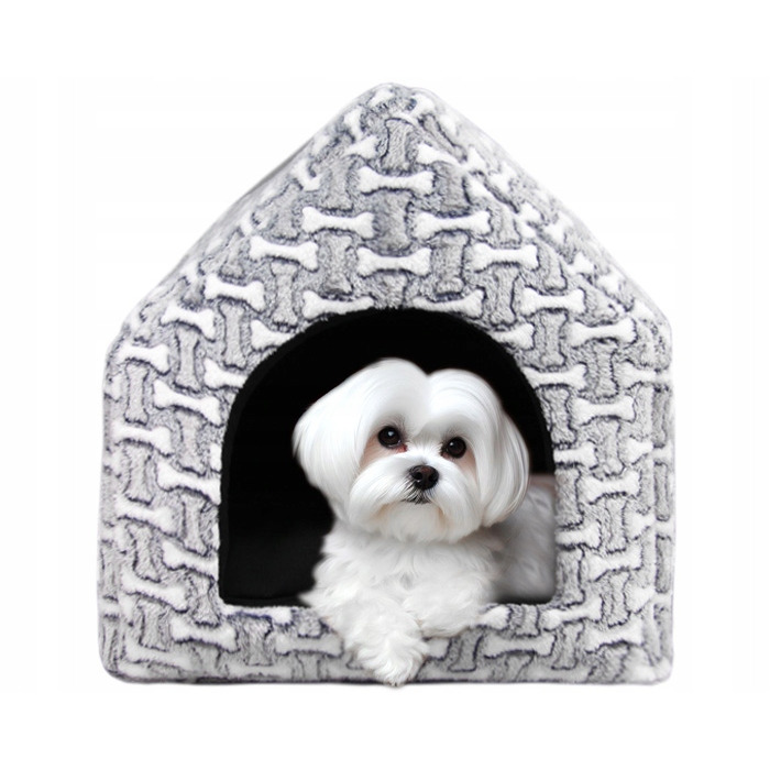 Будиночок-ліжечко для маленьких собак: затишна будка та м'яке місце для відпочинку