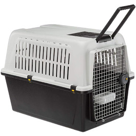 Транспортна переноска для собак Ferplast Atlas 60, сіра, 61 x 91 x 68 см