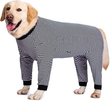 Тіло для собак після операції: захисний одяг для великих та середніх собак (2XL, темно-синій)