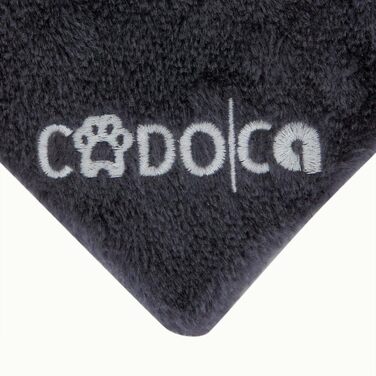 Дряпка для котів CADOCA 112 см антрацит з будиночком, 3 платформами, 2 ігровими м'ячами та канатом – котячий комплекс, меблі та місце для сну