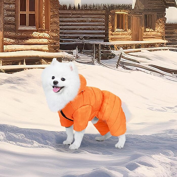 Теплий зимовий жилет для собак з бавовни, тепла бавовняна жилетка для собак, захист від вітру