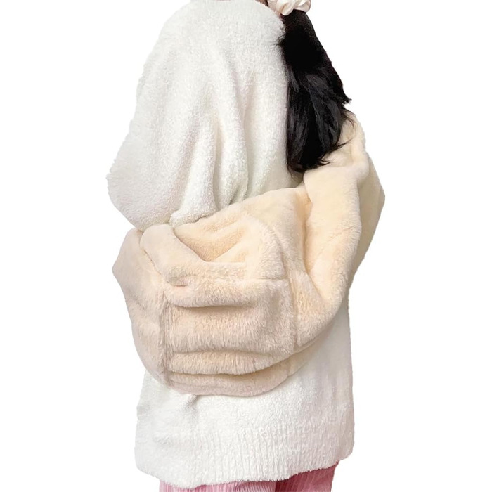 Трансформер для цуценят, плюшевий, теплий, для маленьких собак та котів, до 5 кг, м'який, зручний, звільняє руки, переноска для тварин, переноска для котів, переноска, широкий плечовий ремінь, портативна, бежевий