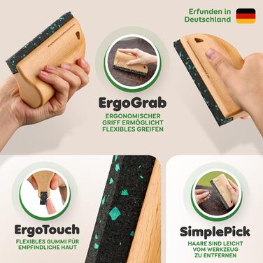 DR Zoo Wobbi - щітка для собак від линяння. Видаляє шерсть у коротко-, гладко- та довгошерстих собак. Щітка для собак, підходить також для коней