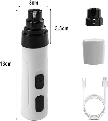 Триммер для собак Orthopfote Ortho Trimmer Pro: безпечний та тихий набір для догляду за кігтями, 1 шт.