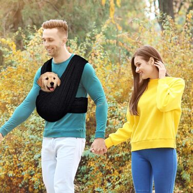 Сумка-переноска для собак до 9 кг, тканинна, з регульованим ременем, для прогулянок на вулиці