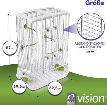 Клітка для птахів Vision II M02, мала, висока