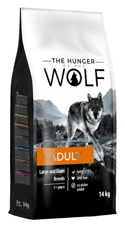 Сухий корм для собак великих та дуже великих порід The Hunger of the Wolf з куркою для здоров'я суглобів, 14 кг