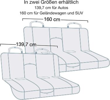 Захисна підстилка для авто Kurgo Rover для собак, чорна, водонепроникна, універсальна, 140 см