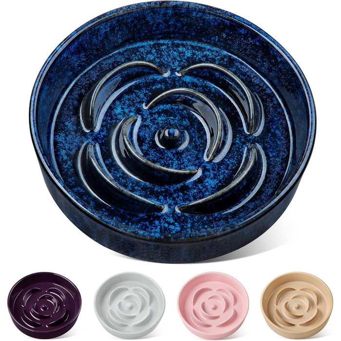 Миска для собак з кераміки vancasso Antischlingnapf, для середніх та великих собак, блакитна, 15,9 см