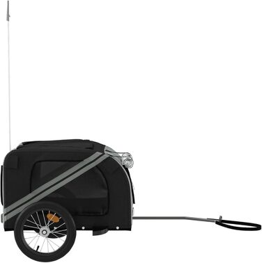 Фаркоп для велосипеда Gecheer для собак, міцний сталевий каркас, оксфордська тканина, дах з ПВХ, для безпечних та комфортних поїздок з домашніми тваринами