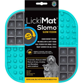 INDUSTRIPET Lickimat Slomo - годівниця для котів, бірюзовий