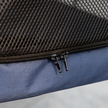 Складаний візок для собак до 20 кг з подушкою та 3 кишенями, 102 x 62 x 105 см, синій