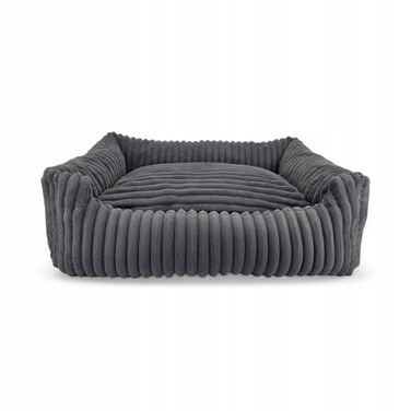 Плюшевий диван для собак Odol, сірий, 95 см x 75 см