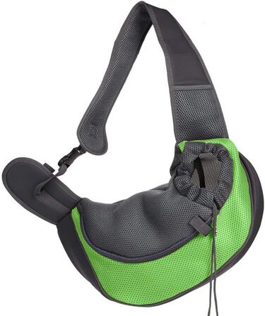 Транспортна сумка-переноска для собак і котів, зелена, 2-4.5 кг