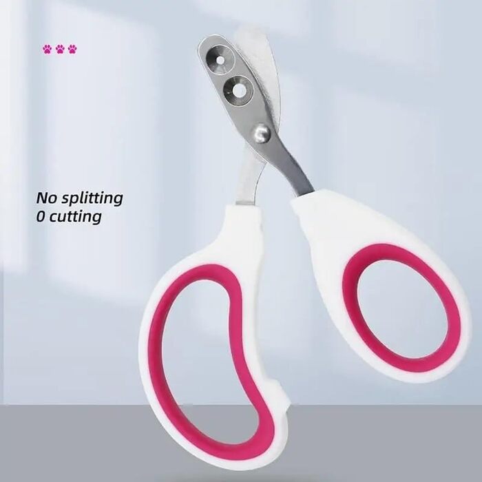 Набір для стрижки кігтів котам та дрібним тваринам (4 шт.) з захистом, подвійний отвір, для котів, кошенят, собак