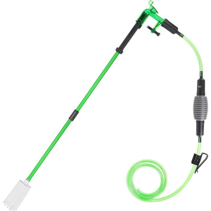 Сифон для акваріума AQQA: очищувач ґрунту, 3-в-1, до 60 см