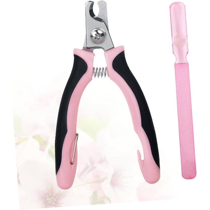 Триммер для когтів домашніх тварин BESPORTBLE: безпечний та зручний інструмент для когтів котів та собак (рожевий)