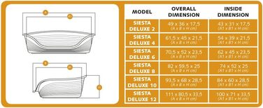 Лежанка для собак та котів Ferplast Siesta Deluxe 4, рожева, 62 x 45 x 22 см