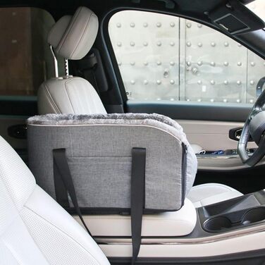 Транспортна переноска для собак і котів у середню консоль авто, зручна переноска для тварин