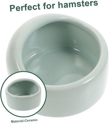 Набір мисок для хом'яків та дрібних тварин Ipetboom (2 шт.) - білий, миска для води та корму, аксесуари для домашніх тварин