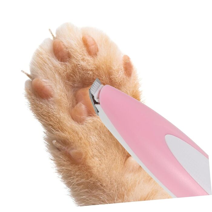 Електричний триммер для собак та котів POPETPOP (2 шт.) - безшумний, для догляду за тваринами, рожевий, 15.8*3.3cm