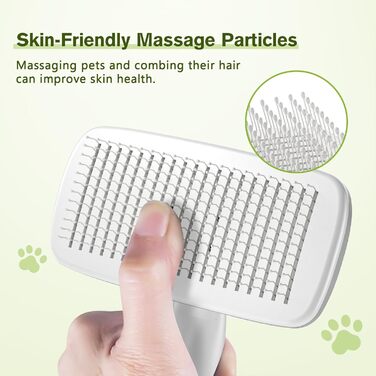 Перукарська щітка Pecute для собак та котів: видаляє підшерстя, масажна, самоочисна, для короткошерстих порід