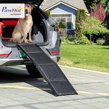 Рампа для собак PawHut - складана, алюмінієва, до 40 кг, 158 x 43,5 см