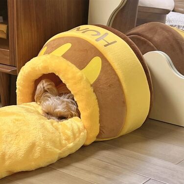 Квіткове ліжко для котів, затишна печеринка, ліжко-гніздо для кошенят, ліжко-гніздо для котів у формі меду, для маленьких котиків