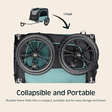 Retrospec Rover Hauler: Причіп для собак - Blue Ridge