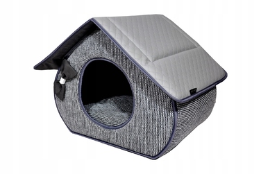Будиночок-ліжечко SjestaPupila для собак та котів, розмір M (35x32 см)