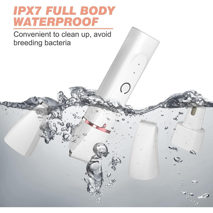 Машинка для стрижки собак Leise, 4 в 1: стрижка тіла, обличчя, вух, подушечок лап. Ідеальна для собак та котів.