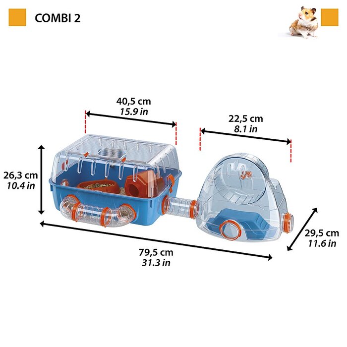 Клітка для хом'яка Ferplast Combi 2.2