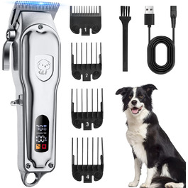 Машинка для стрижки собак та котів YAZ EKY Profi - професійна, 4 насадки, потужний мотор