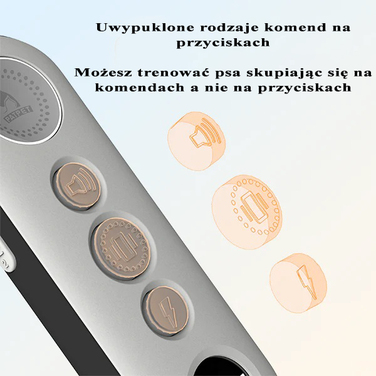 Навчальний електричний нашийник для собак з пультом керування, радіус 300м