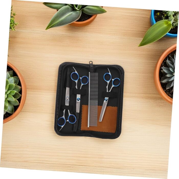 Професійні ножиці для собак Hohopeti: довговічні, з ергономічною ручкою, для грумінгу собак, котів та цуценят